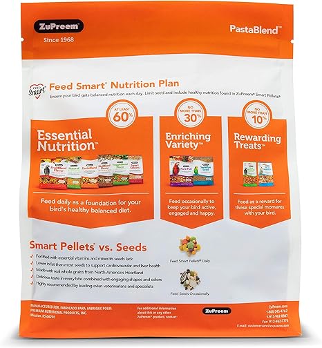 Zupreme 87040 Pasta blend Large Birds  3 Lbs
