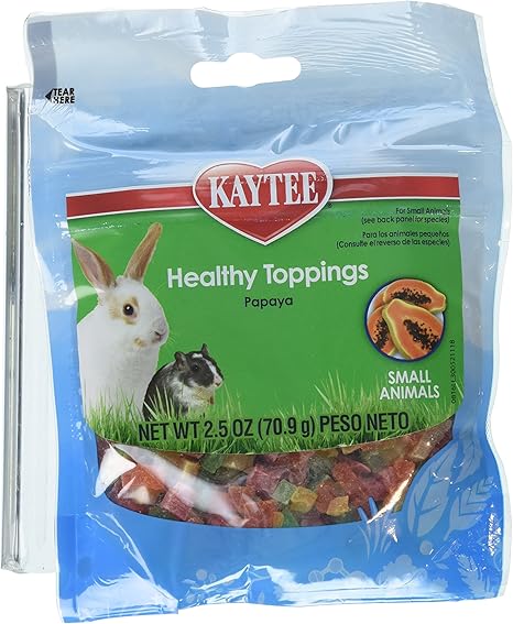 Kaytee Fiesta Healthy Toppings Papaya, 2.5 Ounces