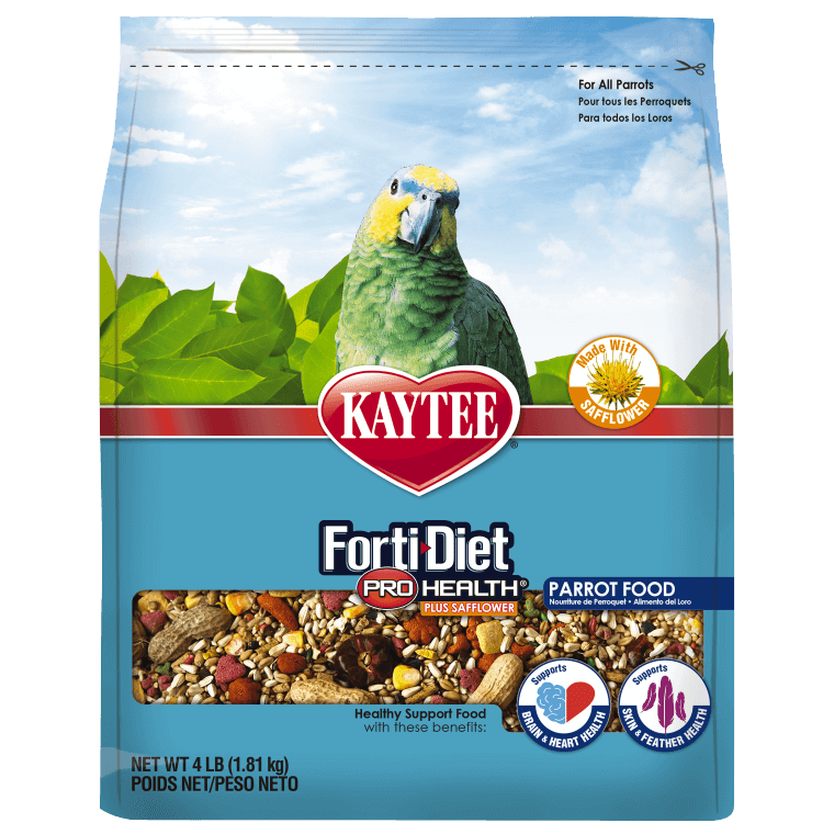 KAYTEE FORTI DIET PRO HEALTH WITH SAFFLOWER PARROT 4LB
