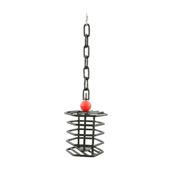 A&E HTFS Platinum - Small Hex Bird Toy Feeder