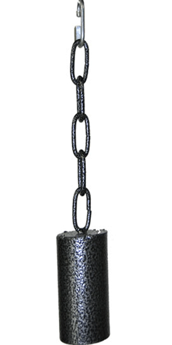 A&E AE002 Medium Metal Pipe Bell on a Chain