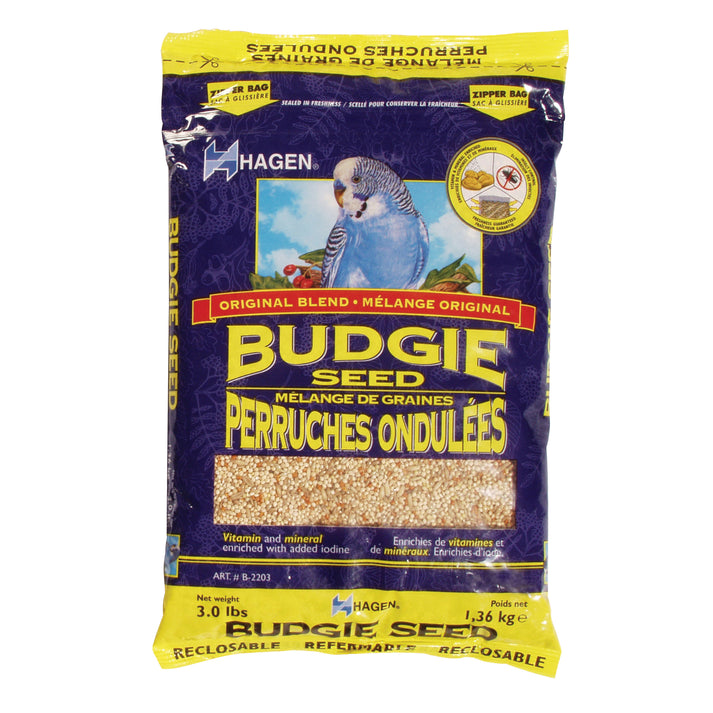 Hagen B2203 Vitamin & Mineral Enriched Original Blend Budgie Seed