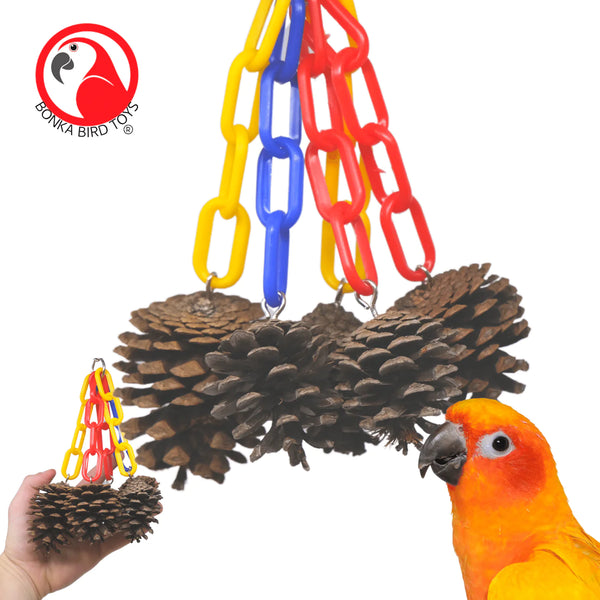 Bonka Bird Toys 1020 Pine Cone Mania