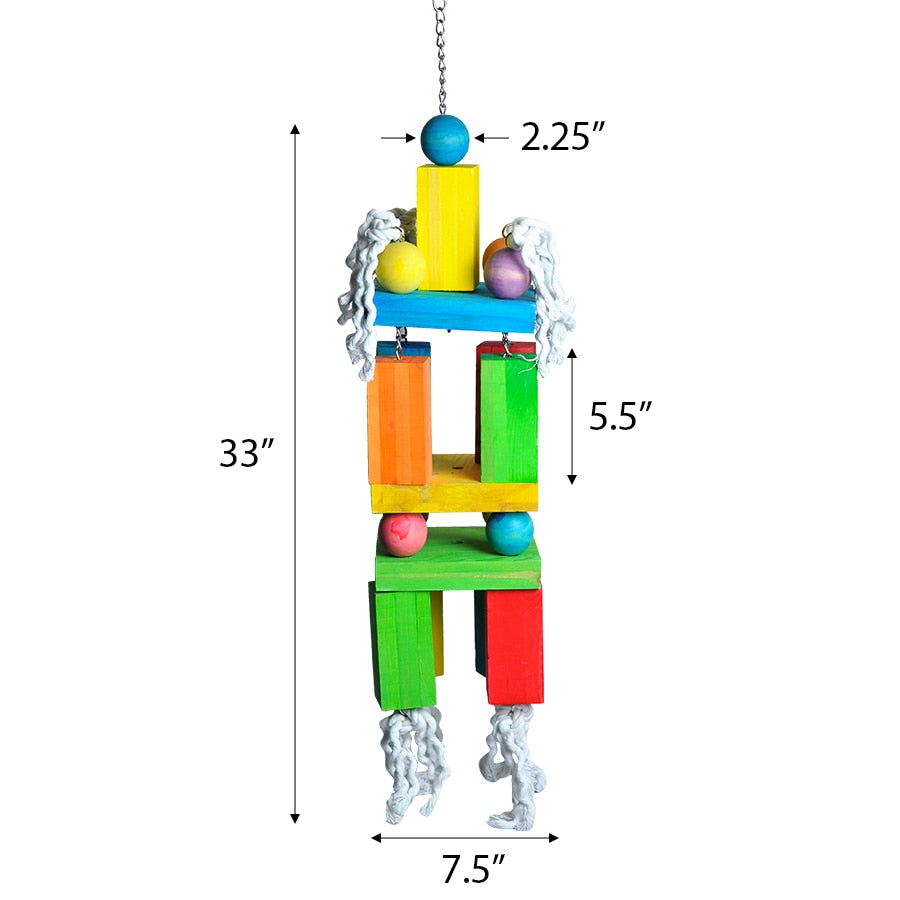 A&E HB01396 - Mega Blocks & Cotton Preening Rope