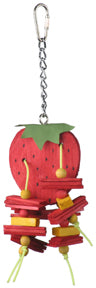 A&E Hb01422 Small Strawberry Bird Toy
