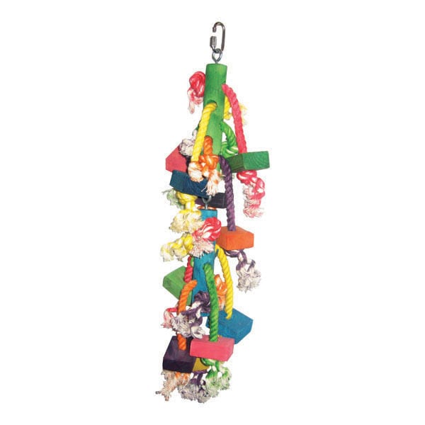 A&E HB135 Hanging Wood Blocks on Rope Small