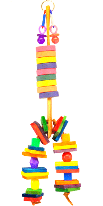 A&E Hb852 Wooden Spoon With Bagels,blocks And Beads