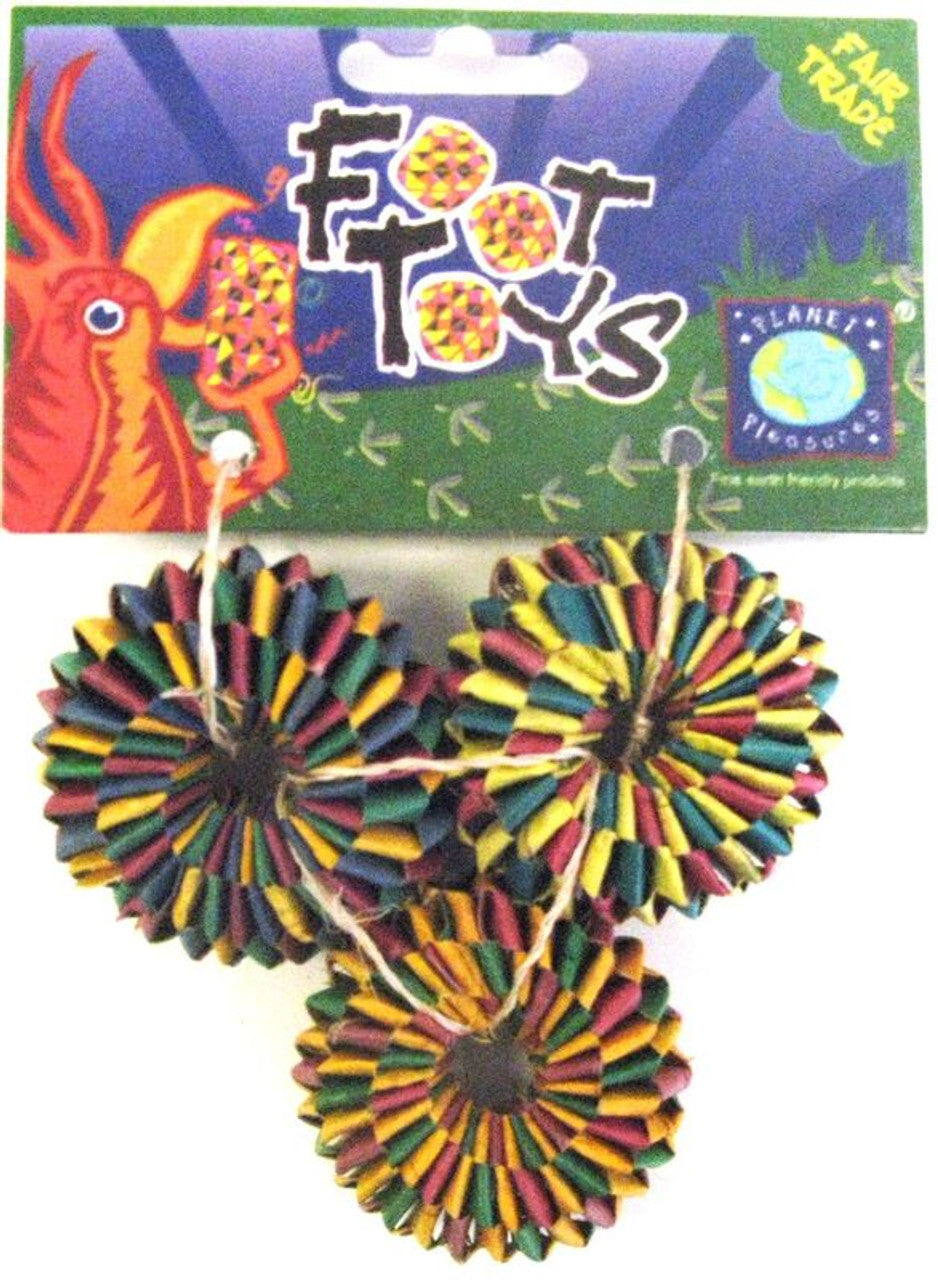 Planet Pleasure 03343 Tire Foot Toy 3-Pack.