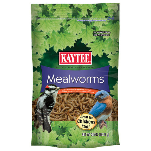 Kaytee Mealworms Food Pouch 3.5oz