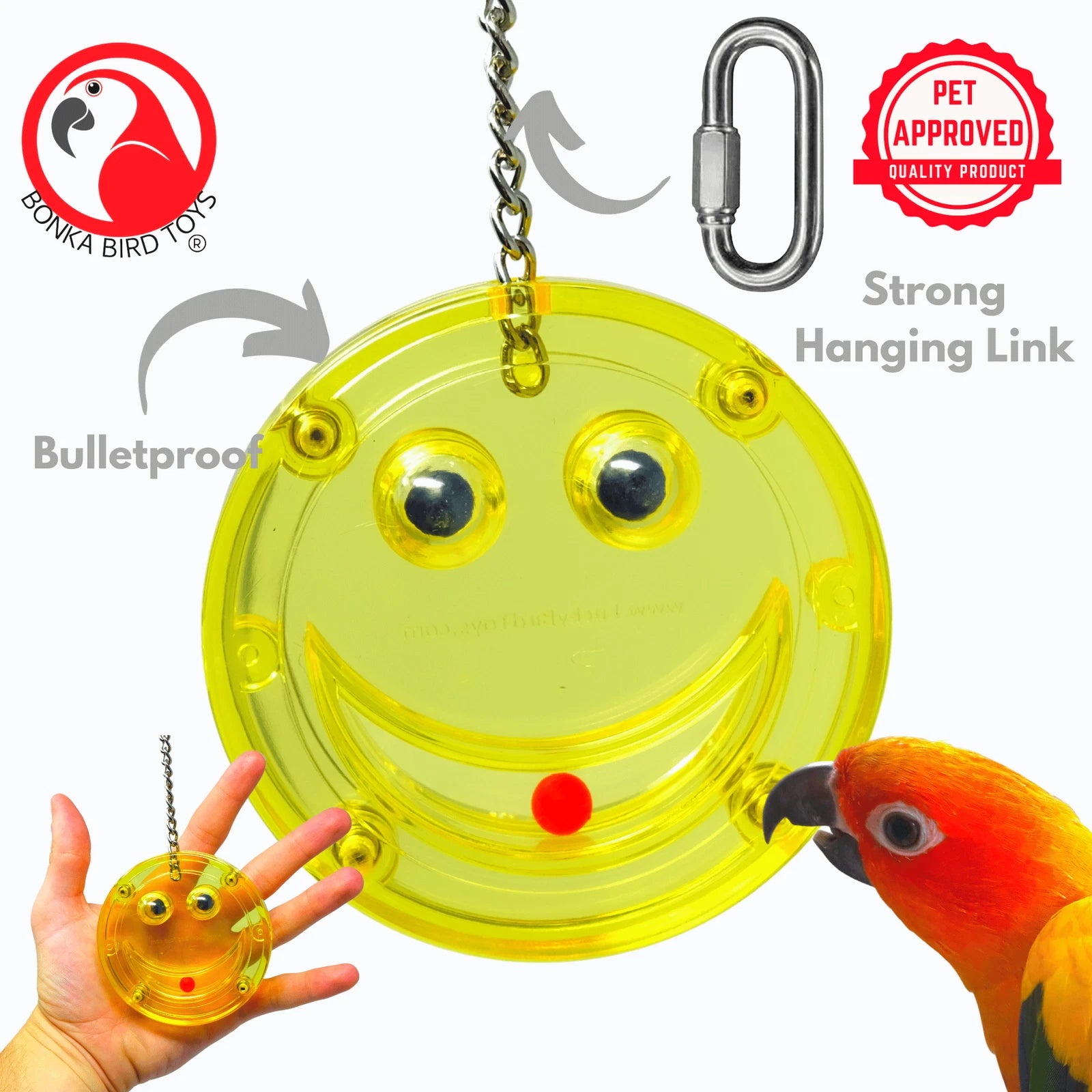 Bonka 0016 Small Smile Bulletproof Puzzle Rattle Cage Toy