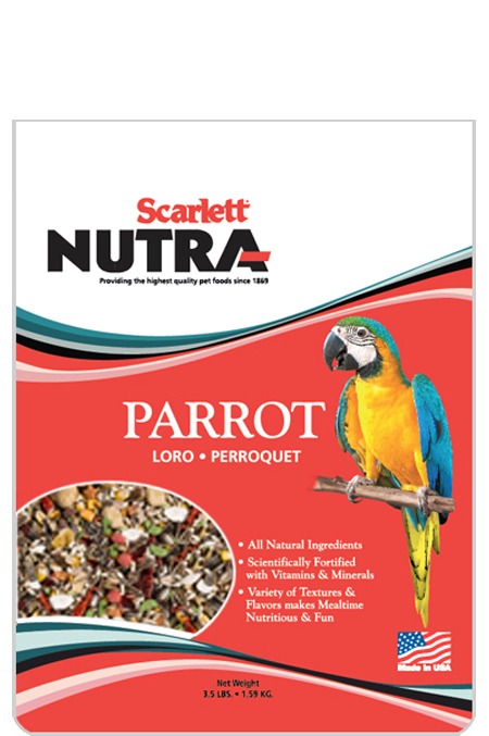 Scarlett Nutra Parrot Bird Food