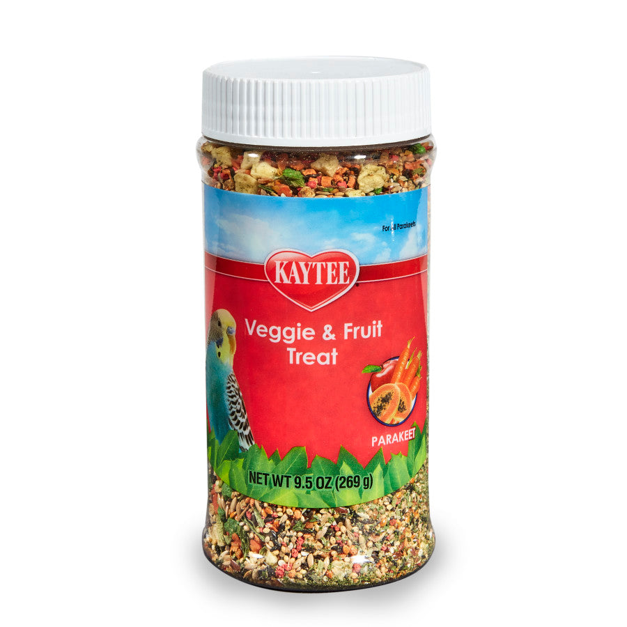 Kaytee Veggie & Fruit Treat For Parakeets 9.5oz