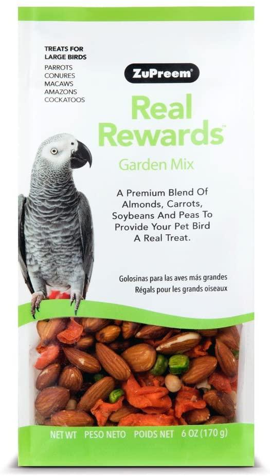 Zupreem Real Rewards Garden Mix Treats for Large Birds