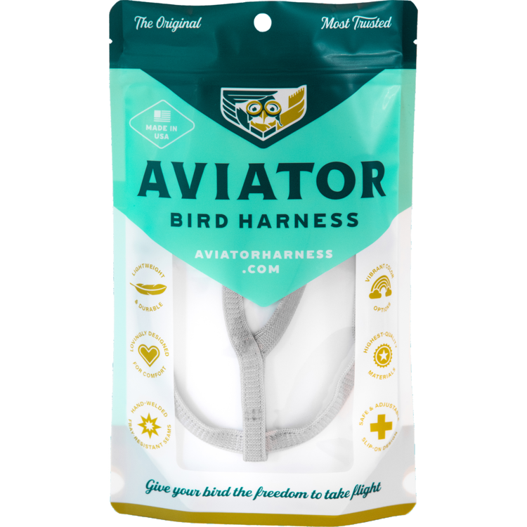 Aviator Bird Harness and Leash, Medium