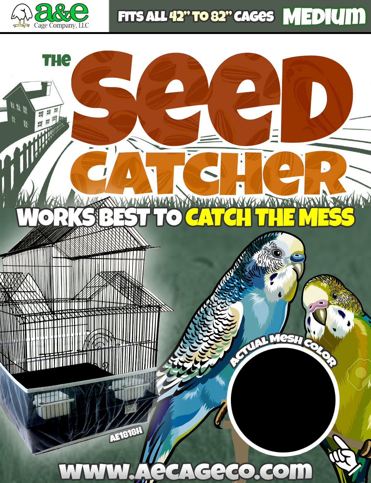 A&E HB1511M Seed Catcher Medium
