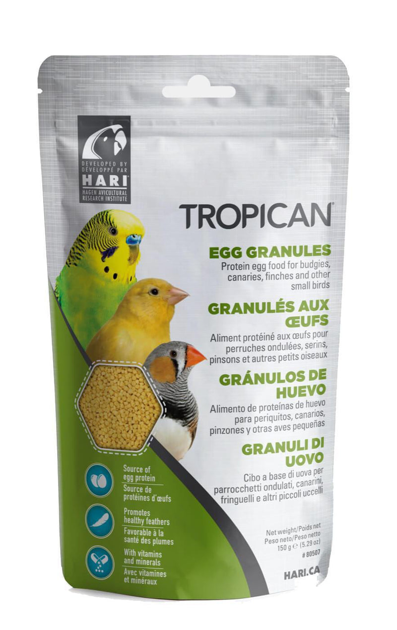 Tropican discount parrot food