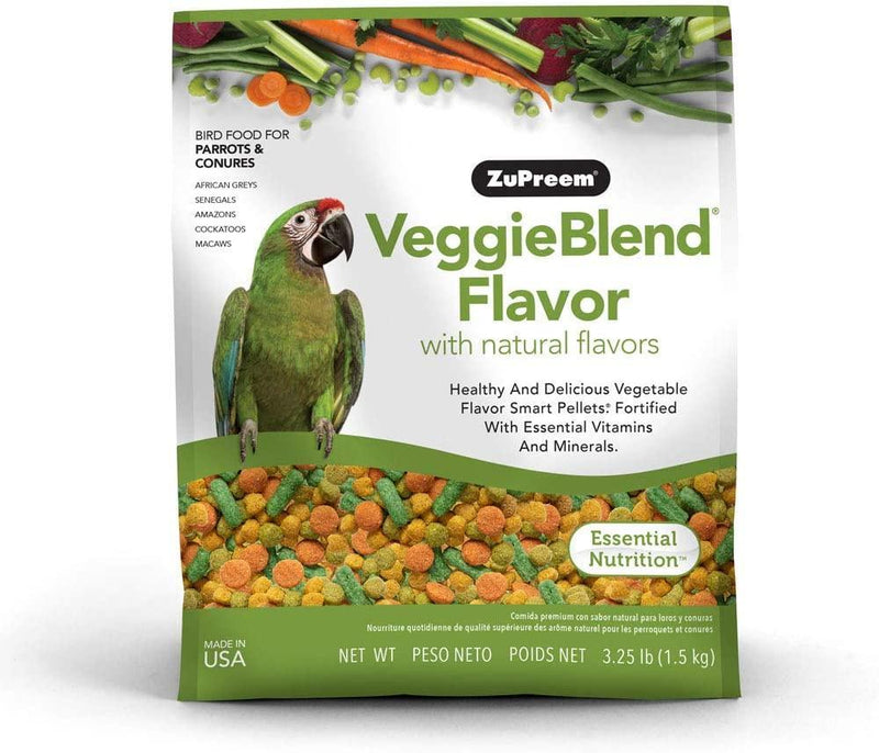 ZuPreem VeggieBlend Flavor Parrots & Conures Food