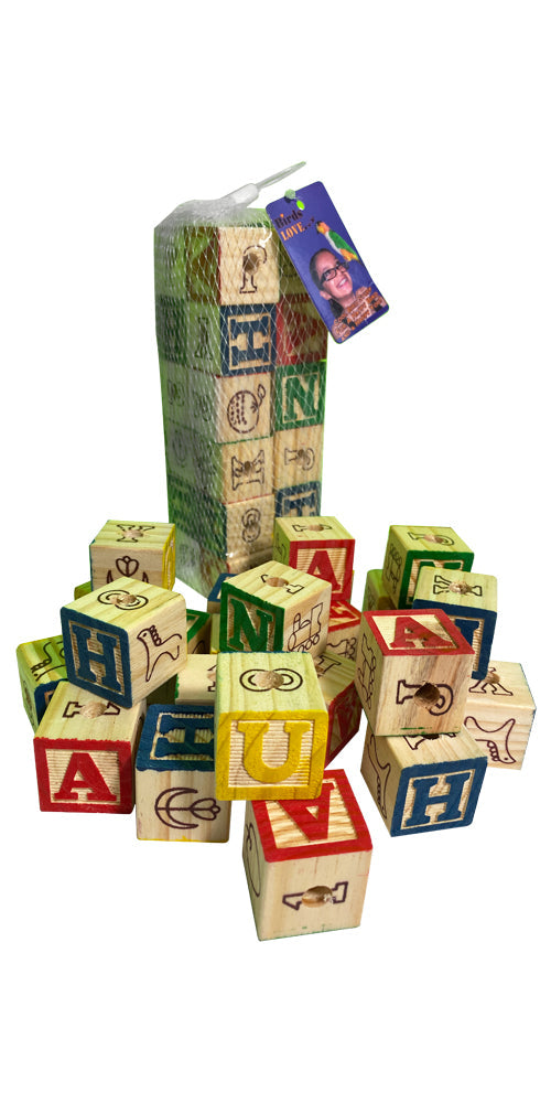BIRD LOVE Abc Blocks 24 Pack